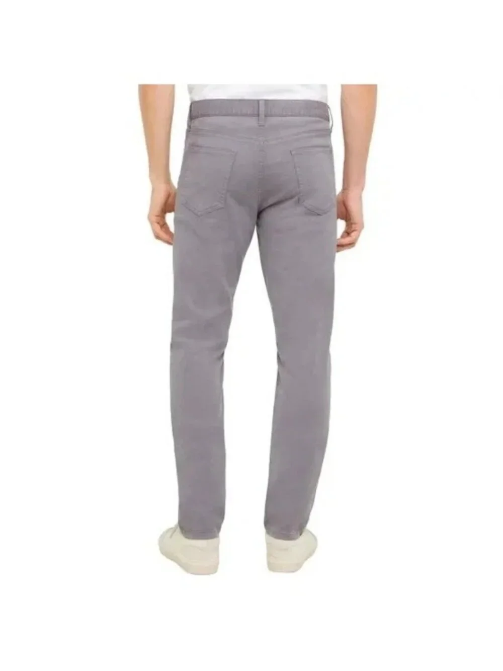 NWT Banana Republic Men's Size 30x29 Gray Slim Fit 5-Pocket Twill Chino Pants